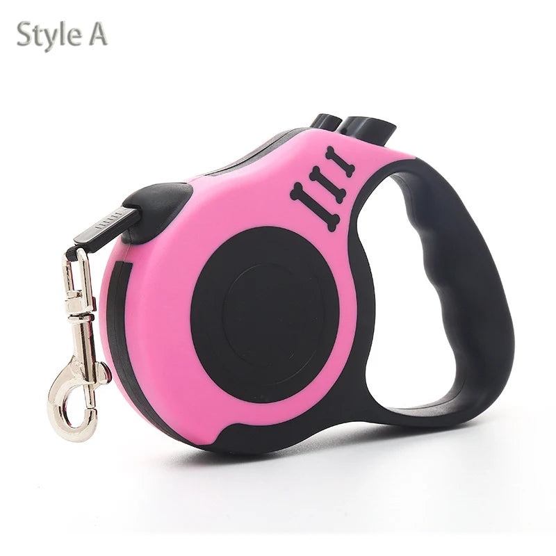 3M/5M Retractable Dog Leash – Automatic Nylon Lead for Dogs