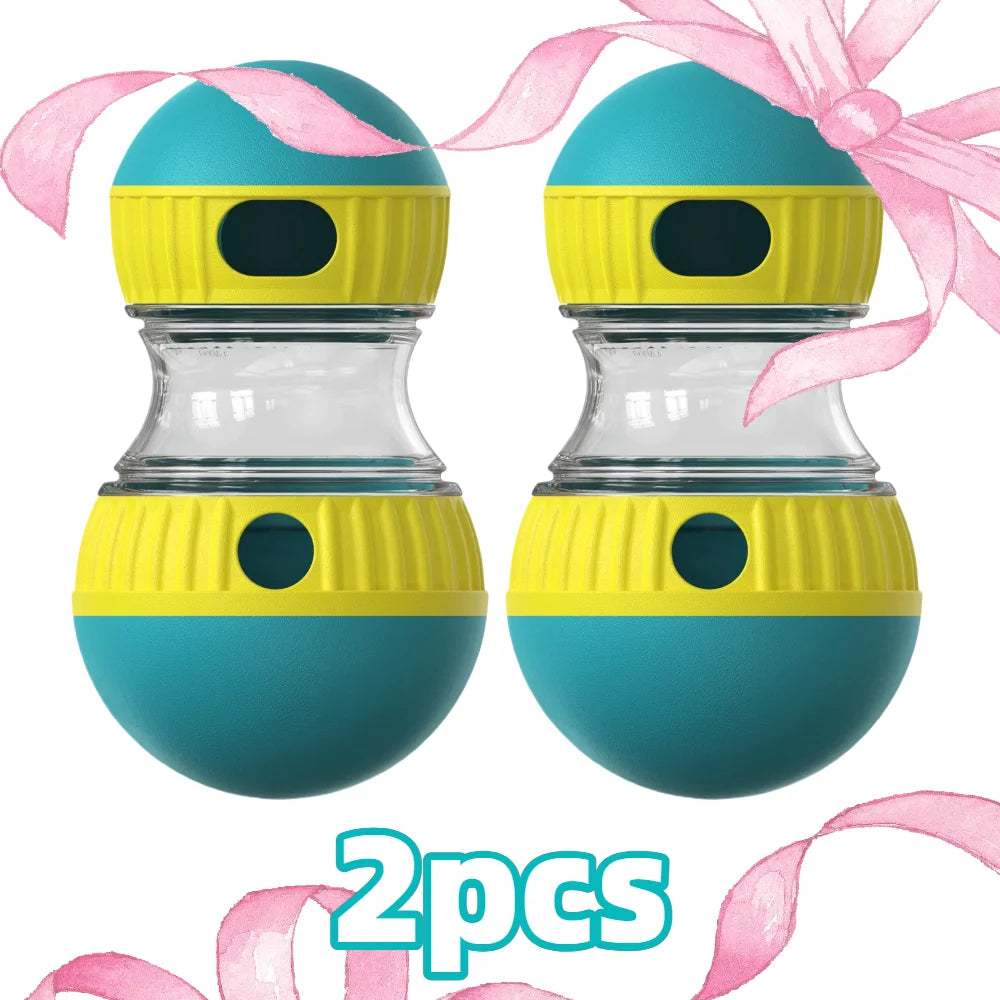 Interactive Treat Dispenser Toy – Adjustable Slow Feeder for Dogs