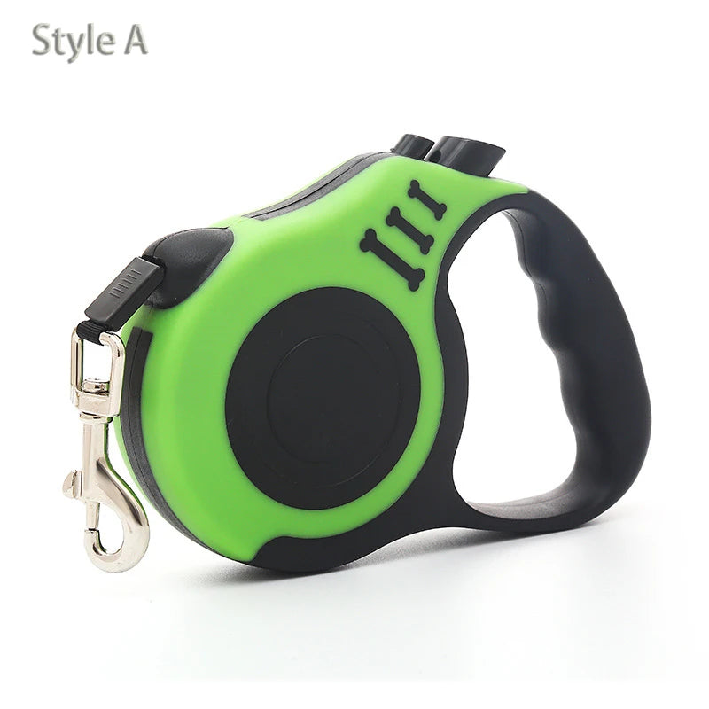 3M/5M Retractable Dog Leash – Automatic Nylon Lead for Dogs