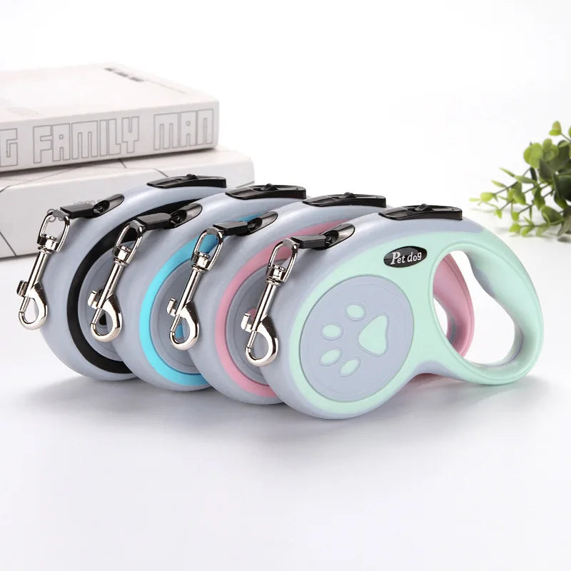 3M/5M Retractable Dog Leash – Durable Nylon Automatic Extending Lead