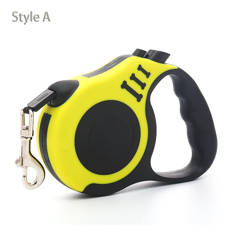 3M/5M Retractable Dog Leash – Automatic Nylon Lead for Dogs