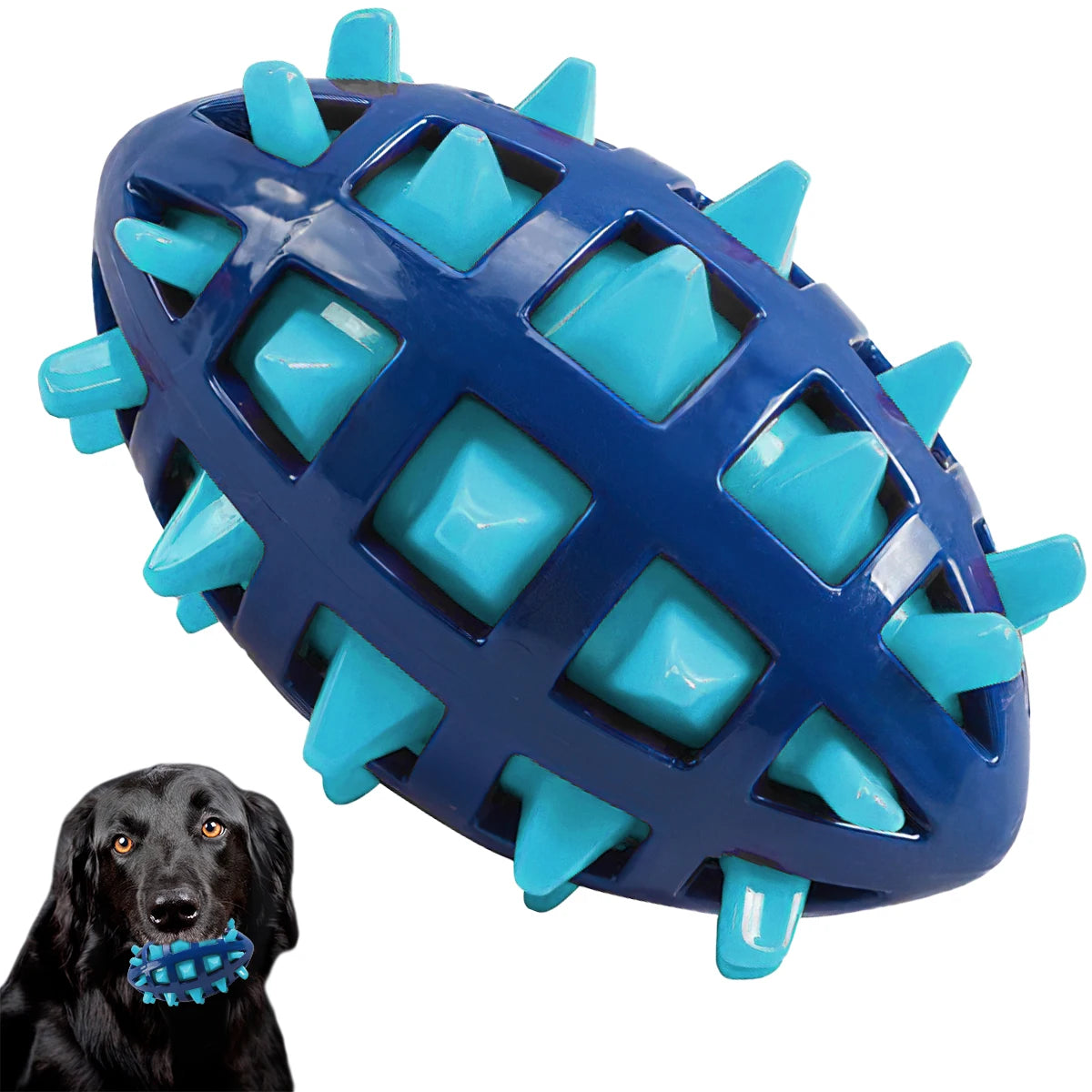 Squeaky Puppy Ball Toy Interactive Rubber Comfortable Dog Creative Pet Ball for Teething Cleaning Playing Chewers Tpr Sound Foot