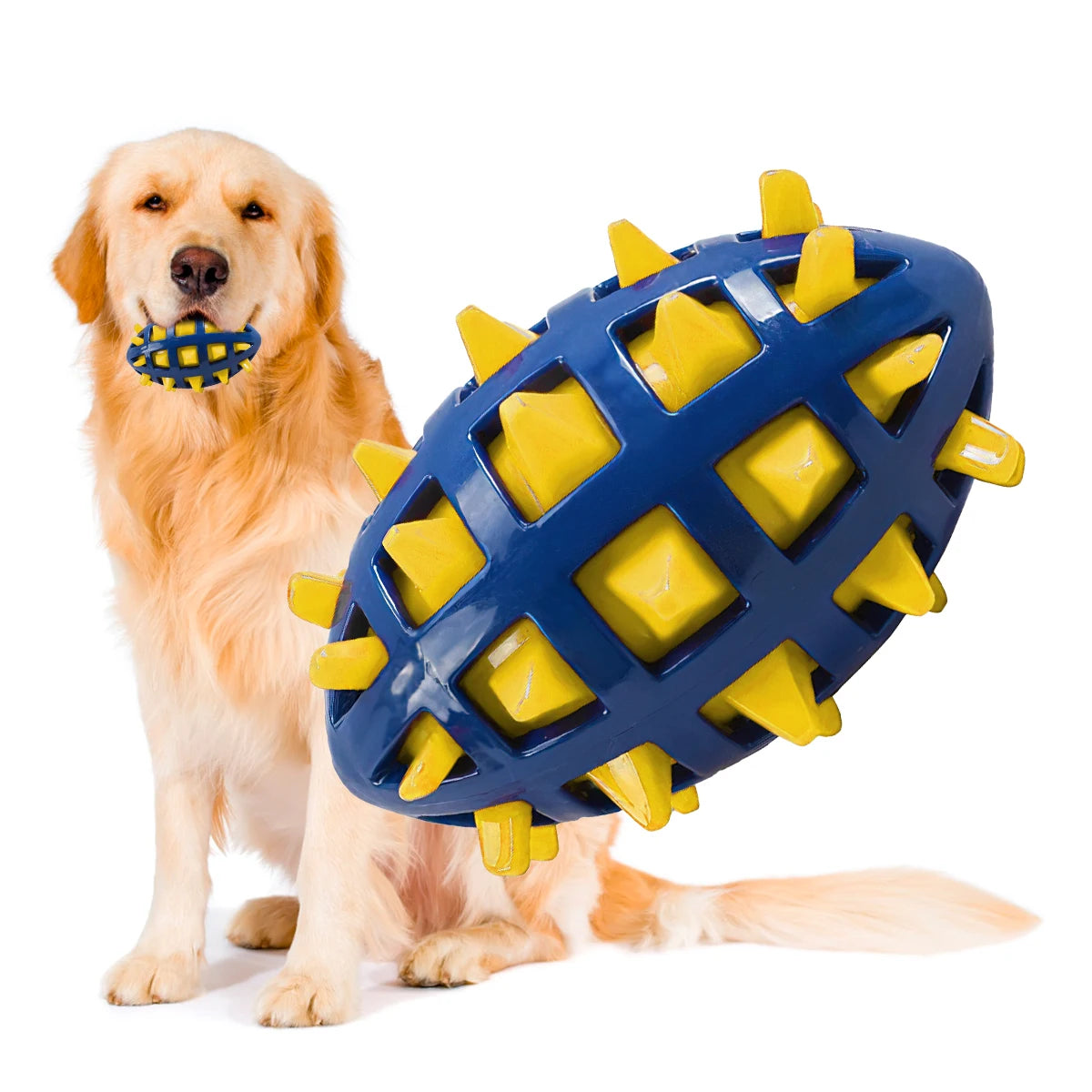 Squeaky Puppy Ball Toy Interactive Rubber Comfortable Dog Creative Pet Ball for Teething Cleaning Playing Chewers Tpr Sound Foot