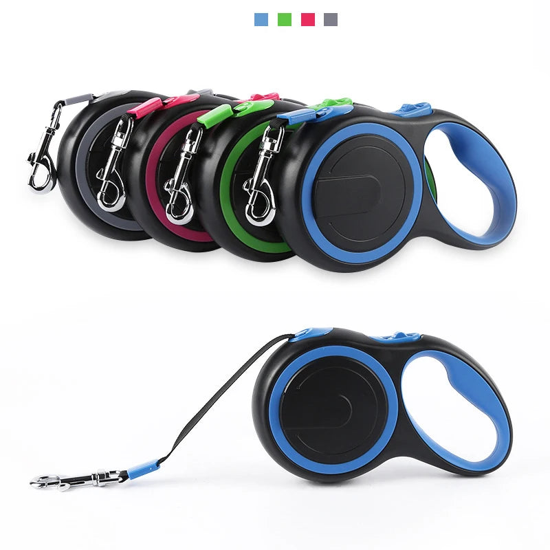 Durable Retractable Dog Leash – 3M/5M/8M Automatic Extendable Lead for Small to Large Dogs
