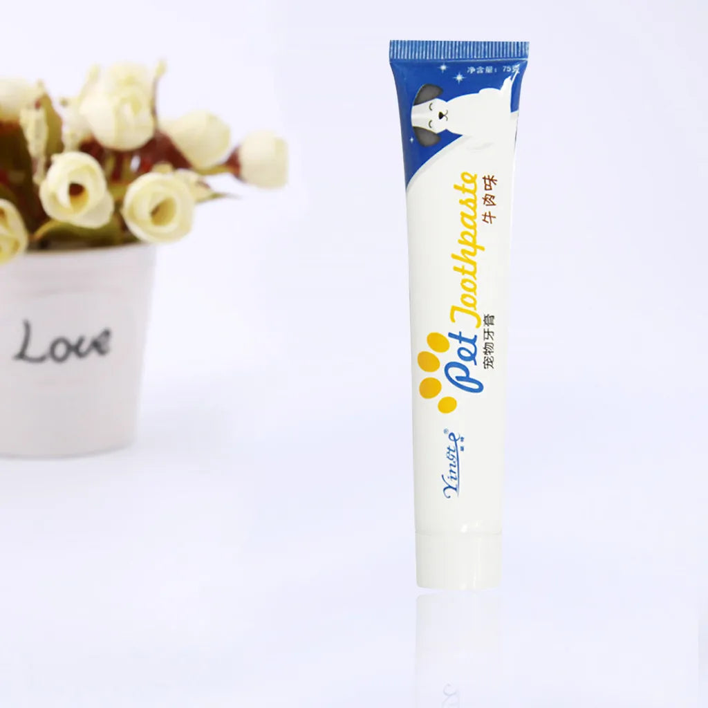 New Pet Enzymatic Toothpaste For Dogs Helps Reduce Tartar And Plaque Helps Reduce Tartar And Plaque Buildup Perros Productos