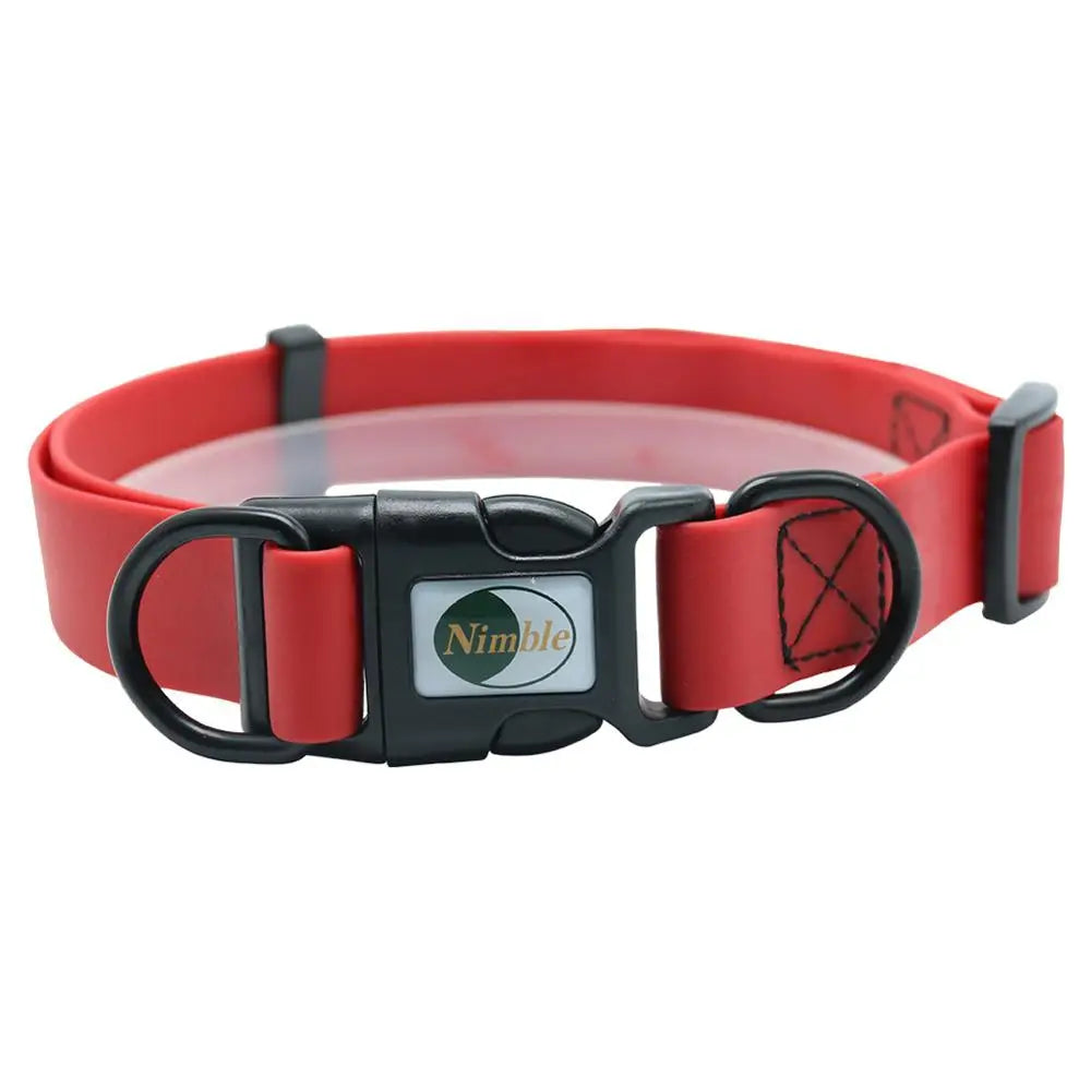 Waterproof PVC Dog Collar – Easy-Clean Pet Collar for Small to Large Dogs