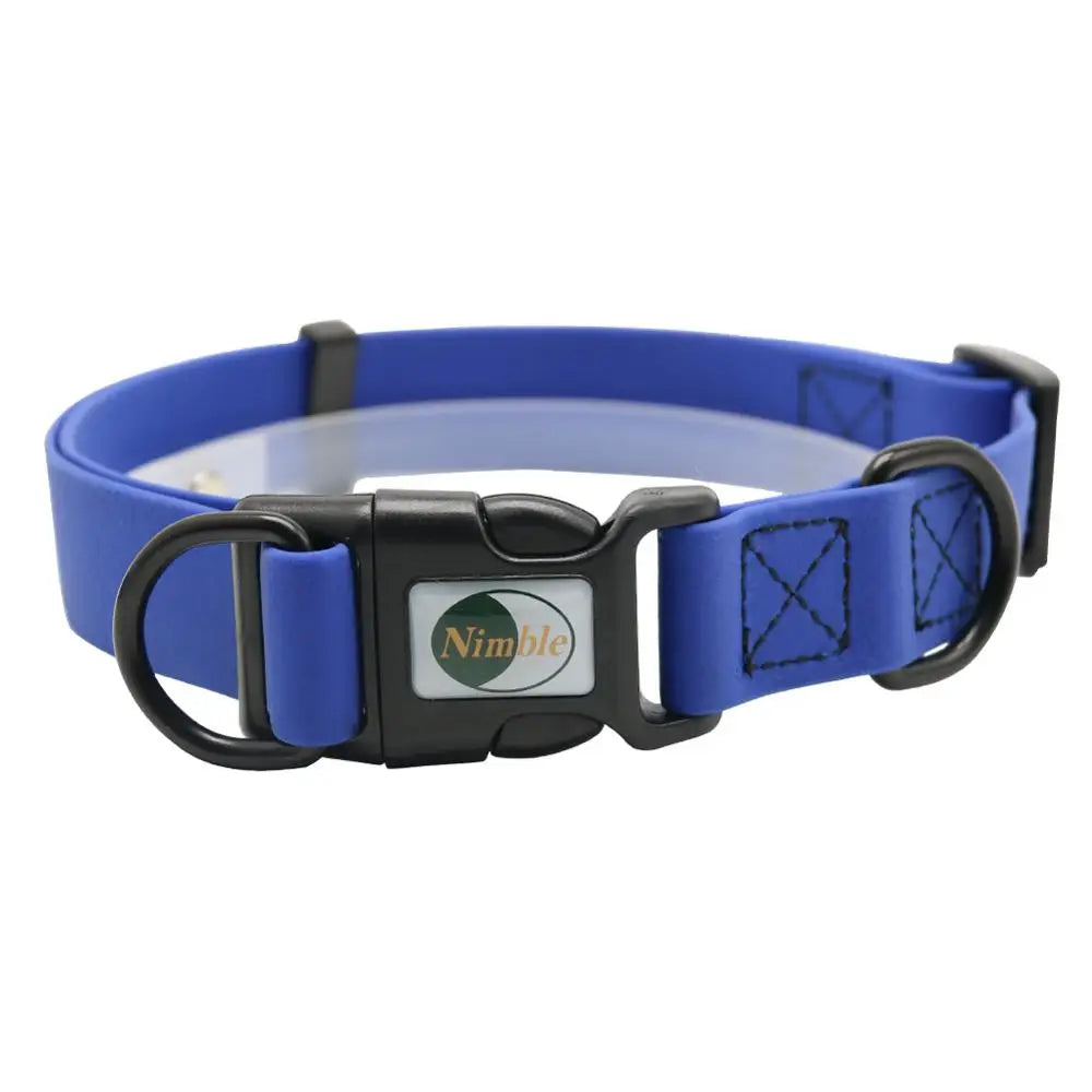 Waterproof PVC Dog Collar – Easy-Clean Pet Collar for Small to Large Dogs