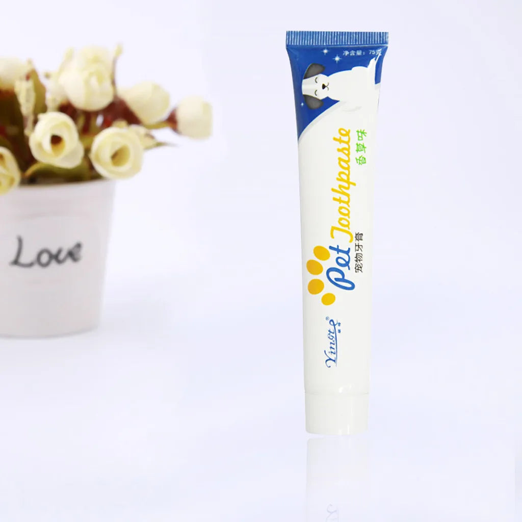 New Pet Enzymatic Toothpaste For Dogs Helps Reduce Tartar And Plaque Helps Reduce Tartar And Plaque Buildup Perros Productos