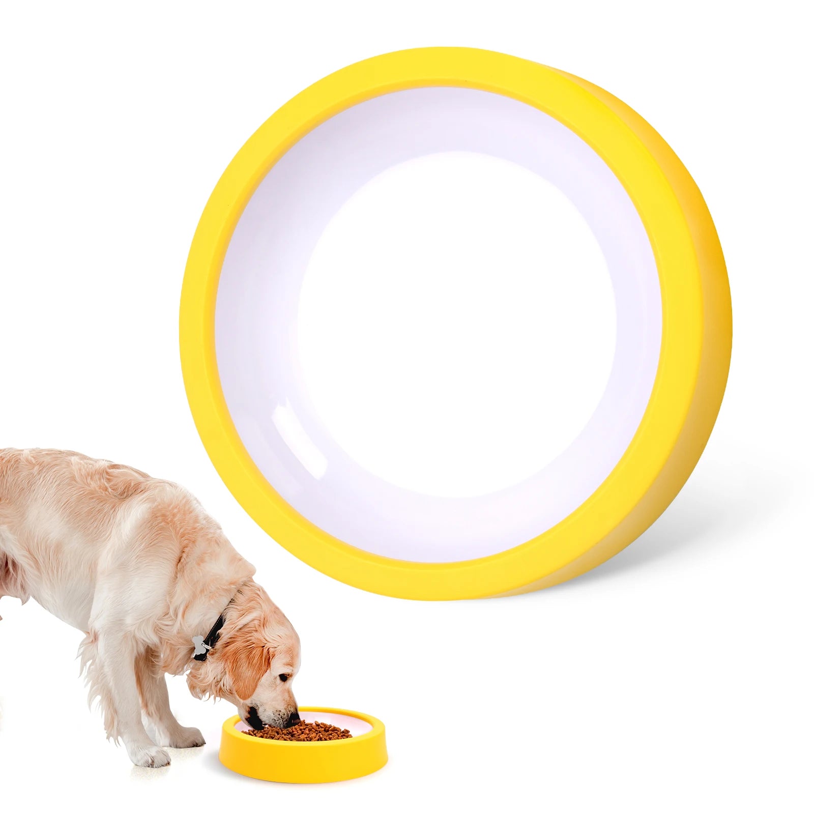 Non-Slip Slow Feeder Dog Bowl – Anti-Gulping Food Dish for All Breeds