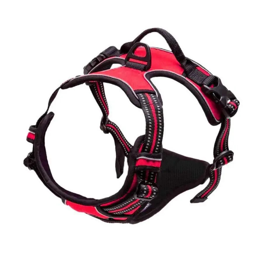 Heavy-Duty No-Pull Dog Harness with Front Clip – Reflective, Easy Control, Ideal for Large Dogs