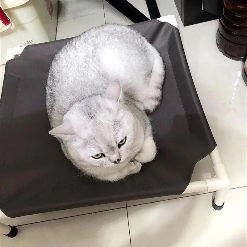 Portable Elevated Pet Bed – Foldable, Washable & Ideal for Indoors or Outdoors!