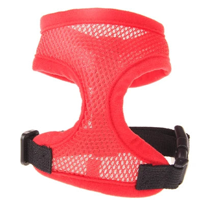 Breathable Mesh No-Pull Dog Harness – Adjustable Safety Vest for Small Dogs
