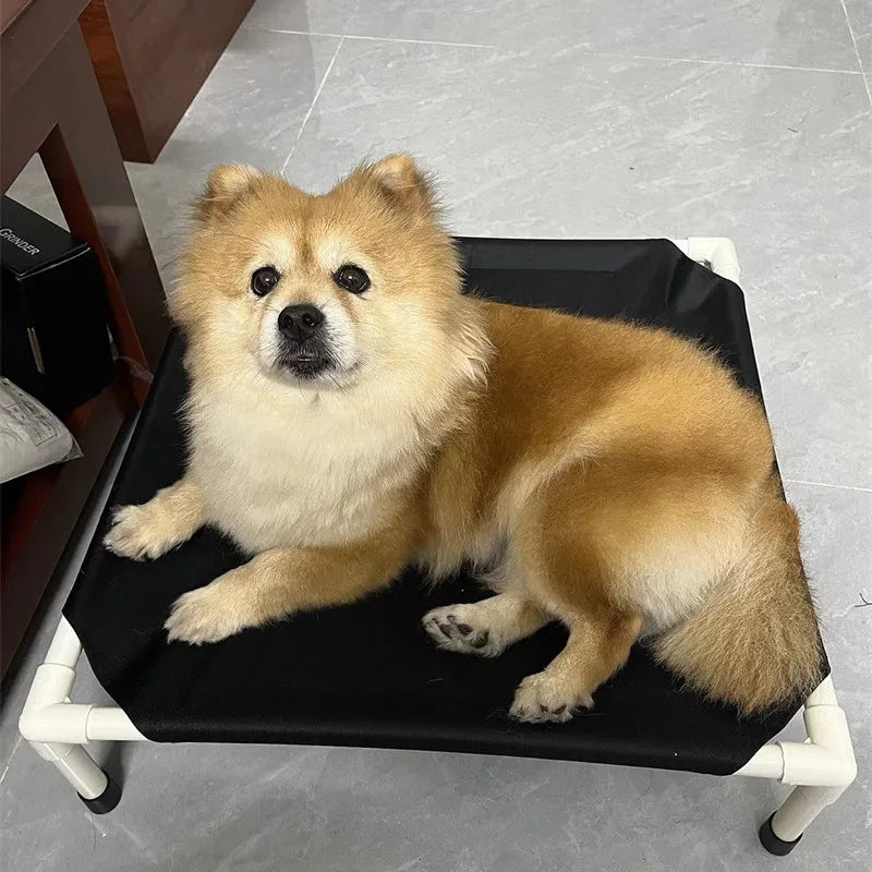 Portable Elevated Pet Bed – Foldable, Washable & Ideal for Indoors or Outdoors!