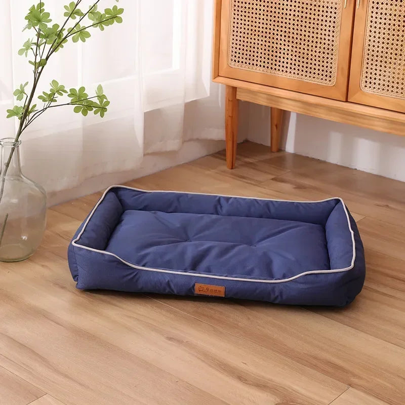 All-Season Waterproof Dog Bed – Thickened Oxford Pet Mat with Soft PP Cotton Filling