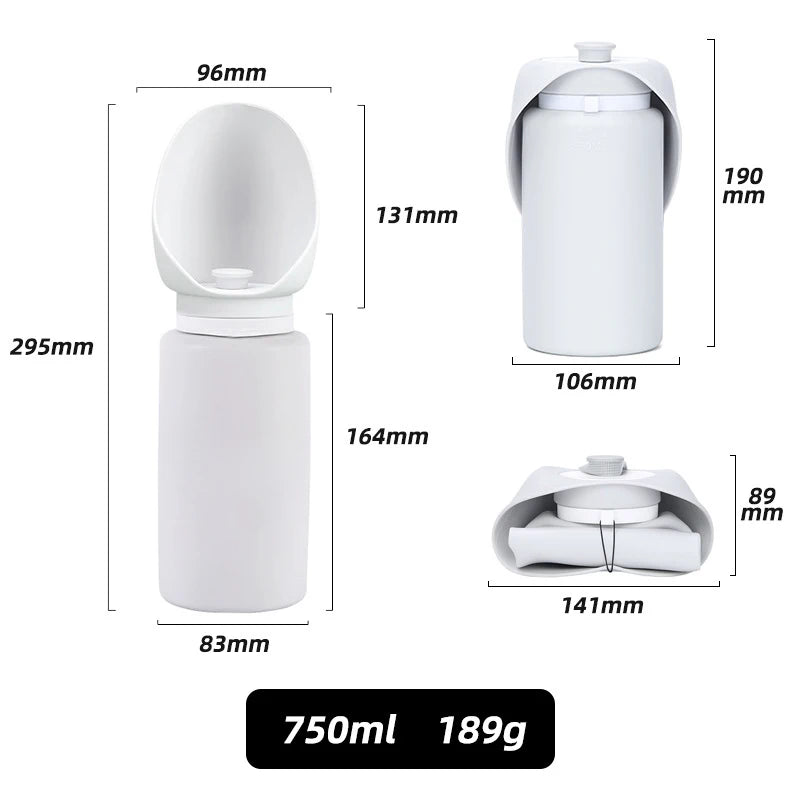 Portable Folding Pet Water Bottle – Silicone Travel Cup for Dogs On the Go