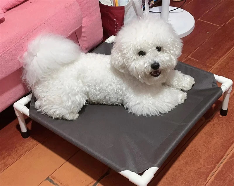 Portable Elevated Pet Bed – Foldable, Washable & Ideal for Indoors or Outdoors!