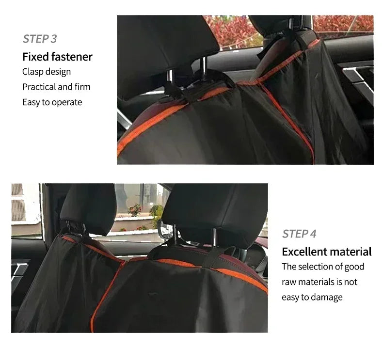 Premium Waterproof Dog Car Seat Cover – Hammock Style Protector for Cars & SUVs