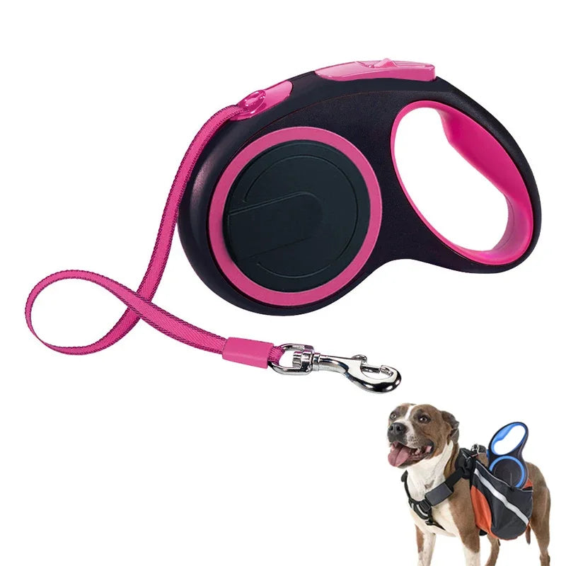 Durable Retractable Dog Leash – 3M/5M/8M Automatic Extendable Lead for Small to Large Dogs