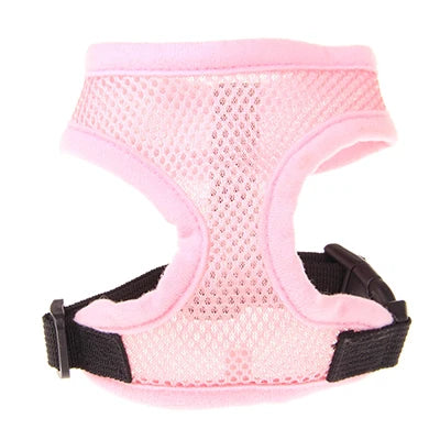 Breathable Mesh No-Pull Dog Harness – Adjustable Safety Vest for Small Dogs