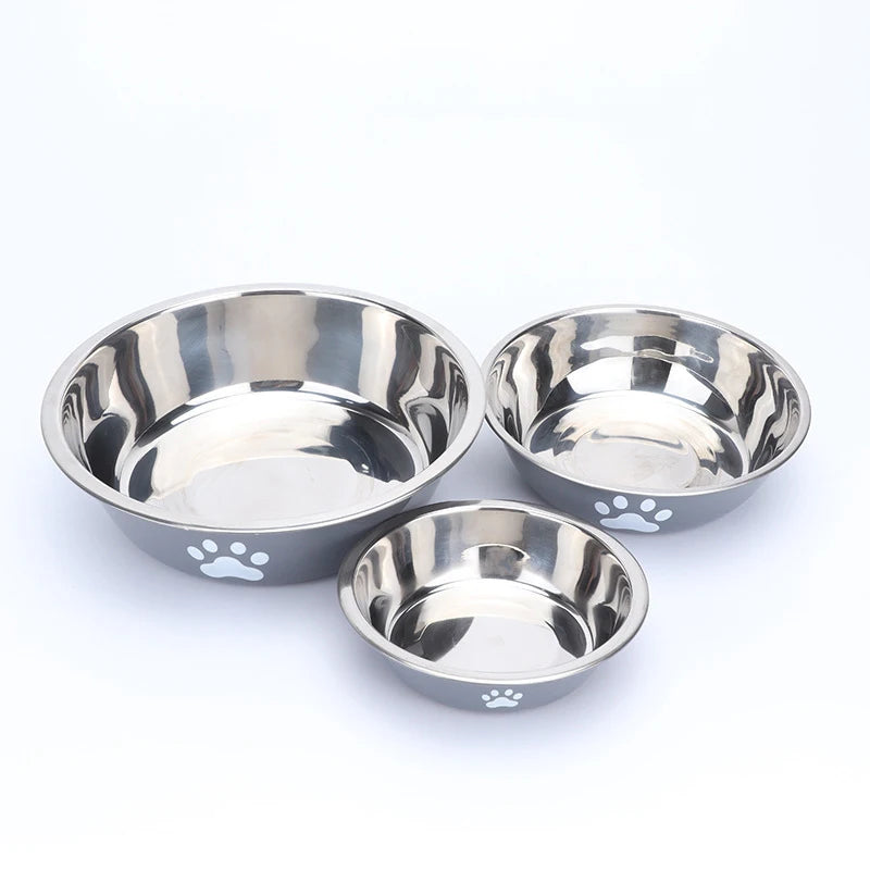 Large Capacity Anti-Slip Stainless Steel Dog Bowl