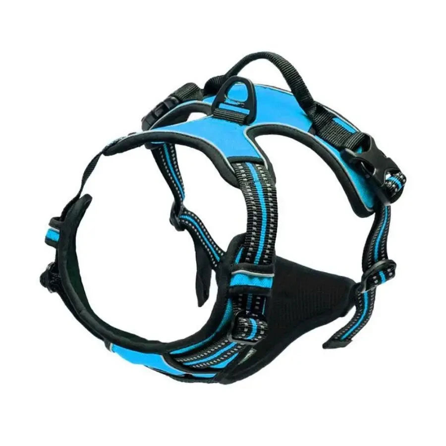 Heavy-Duty No-Pull Dog Harness with Front Clip – Reflective, Easy Control, Ideal for Large Dogs