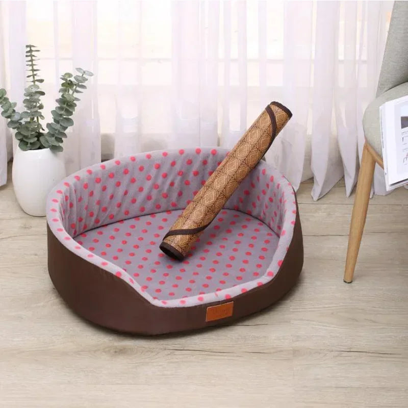Cozy Sofa-Style Dog Bed Mat – Soft, Breathable & Durable Cushion for Small and Medium Pets