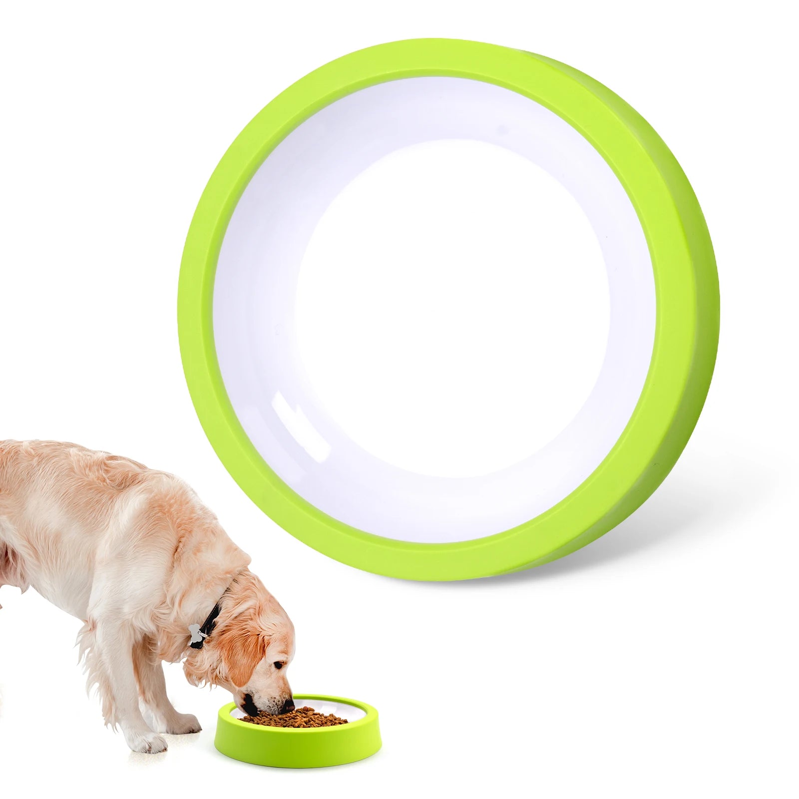 Non-Slip Slow Feeder Dog Bowl – Anti-Gulping Food Dish for All Breeds