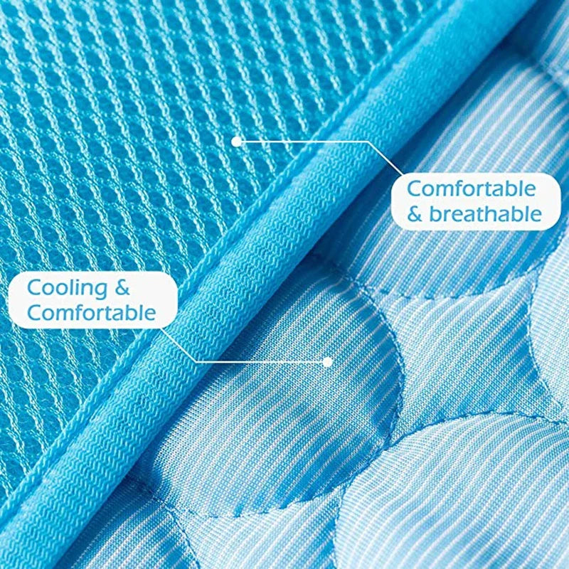 Cooling Summer Dog Mat – Breathable, Washable Pet Pad for Home & Travel