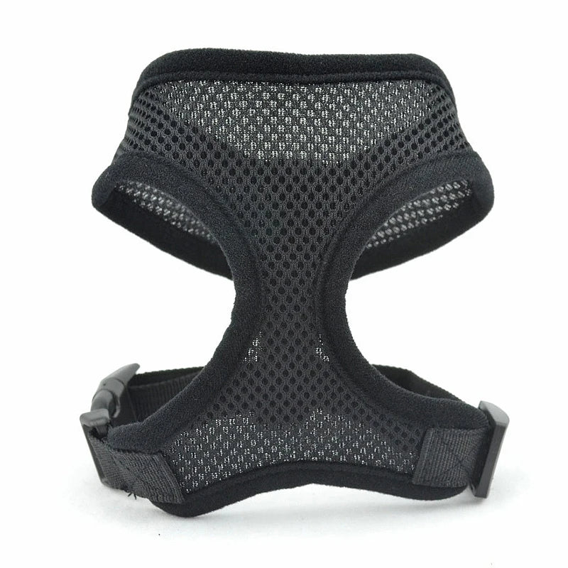 Breathable Mesh No-Pull Dog Harness – Adjustable Safety Vest for Small Dogs