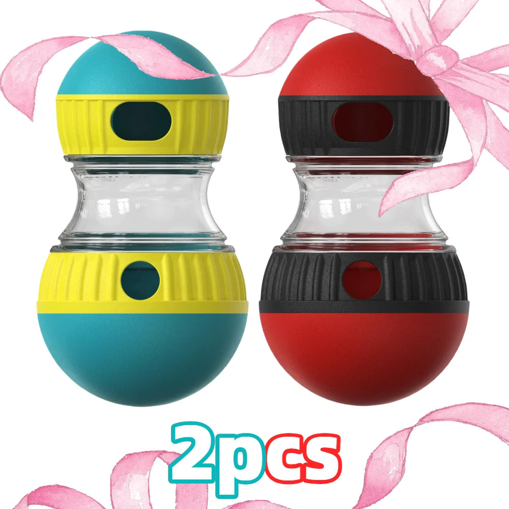 Interactive Treat Dispenser Toy – Adjustable Slow Feeder for Dogs