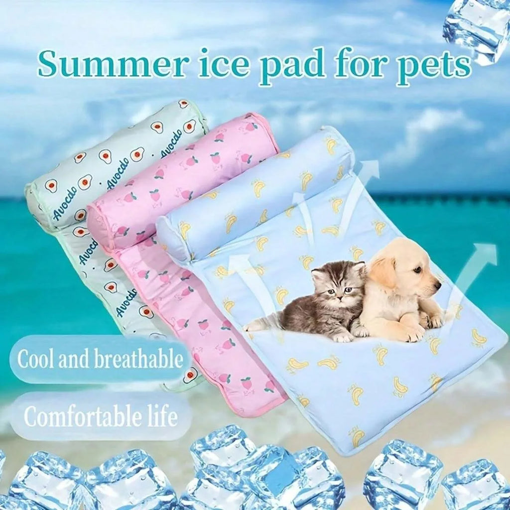 Cooling Summer Dog Mat – Breathable, Washable Pet Pad for Dogs & Cats