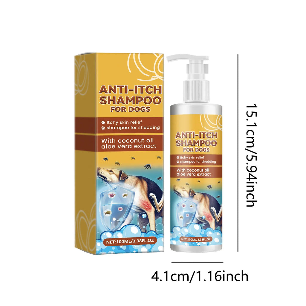 100ml Anti-Itch Dog Shampoo – Soothing & Nourishing Relief for Sensitive Skin