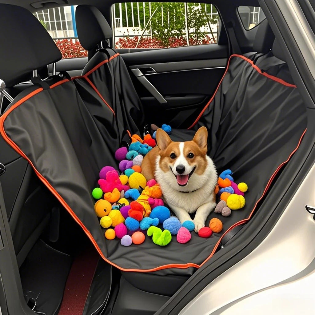 Premium Waterproof Dog Car Seat Cover – Hammock Style Protector for Cars & SUVs