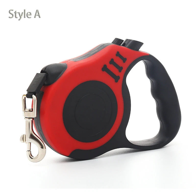 3M/5M Retractable Dog Leash – Automatic Nylon Lead for Dogs