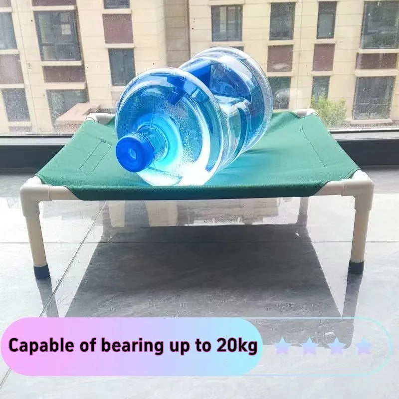 Portable Elevated Pet Bed – Foldable, Washable & Ideal for Indoors or Outdoors!