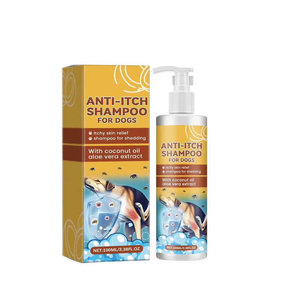 100ml Anti-Itch Dog Shampoo – Soothing & Nourishing Relief for Sensitive Skin