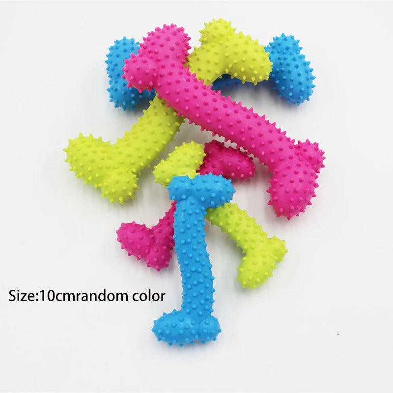 Indestructible Chew Toy for Small Dogs – Teeth Cleaning & Training Fun