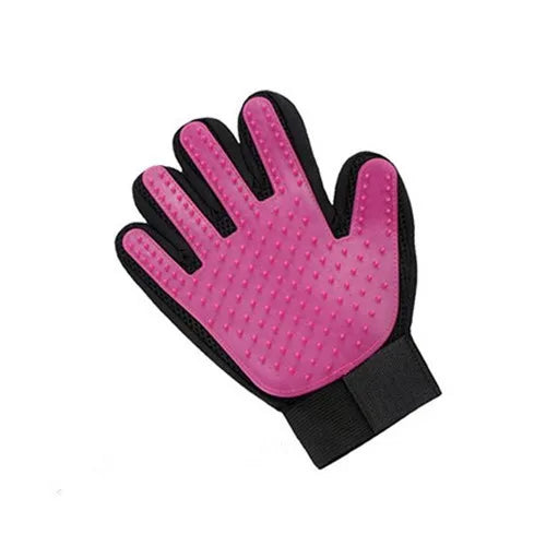 PROSTORMER Pet Grooming Glove – Silicone Deshedding Brush for Dogs & Cats