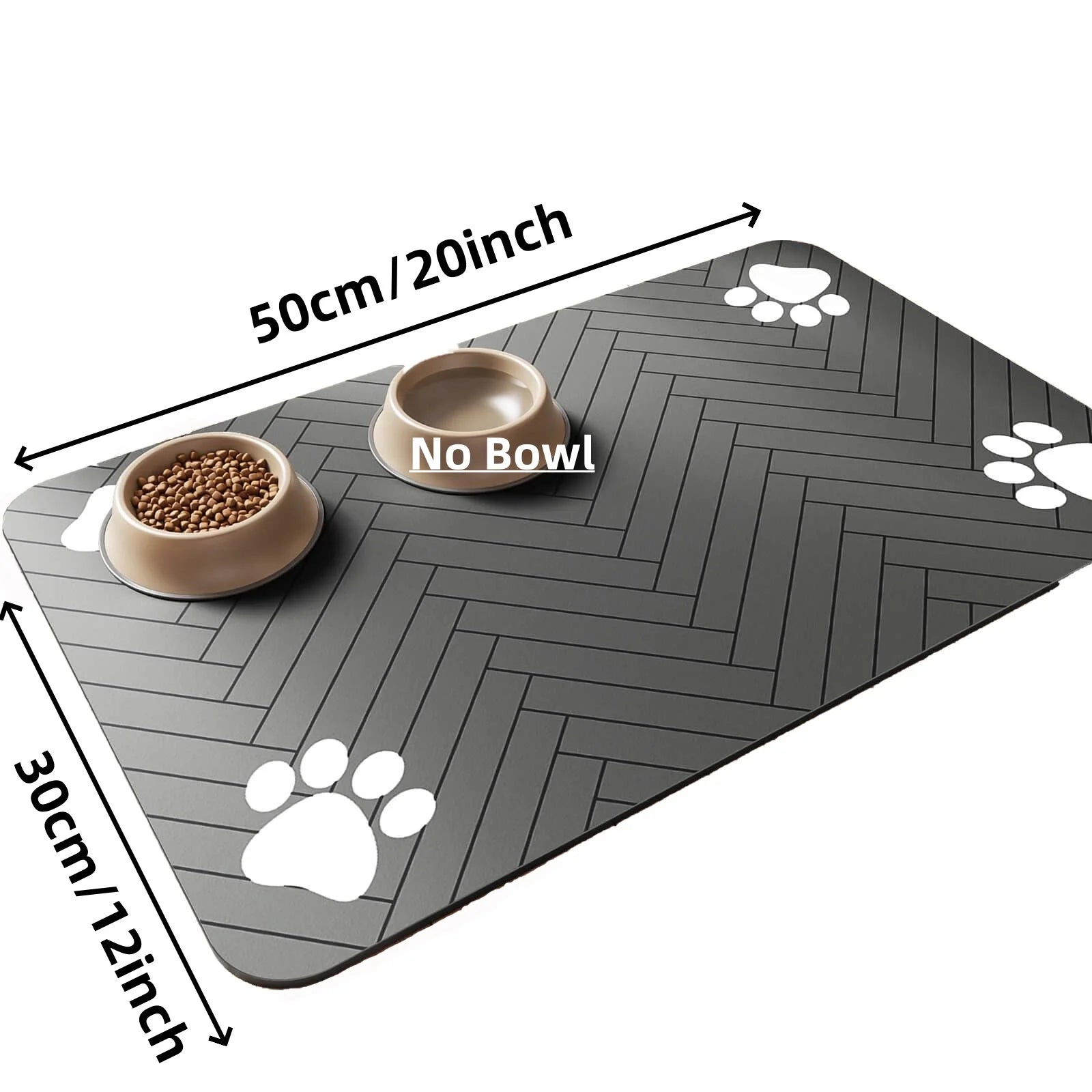 Waterproof Pet Feeding Mat – Non-Slip, Quick-Dry Placemat for Dogs & Cats