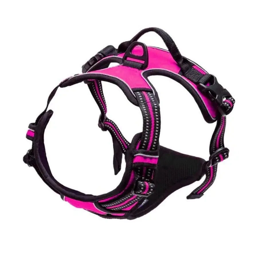 Heavy-Duty No-Pull Dog Harness with Front Clip – Reflective, Easy Control, Ideal for Large Dogs