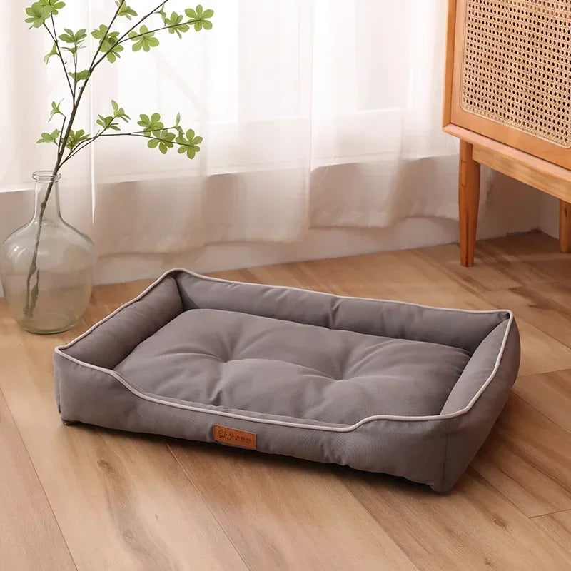 All-Season Waterproof Dog Bed – Thickened Oxford Pet Mat with Soft PP Cotton Filling