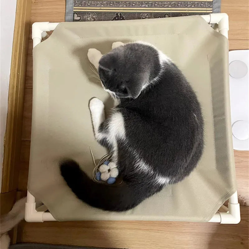 Portable Elevated Pet Bed – Foldable, Washable & Ideal for Indoors or Outdoors!