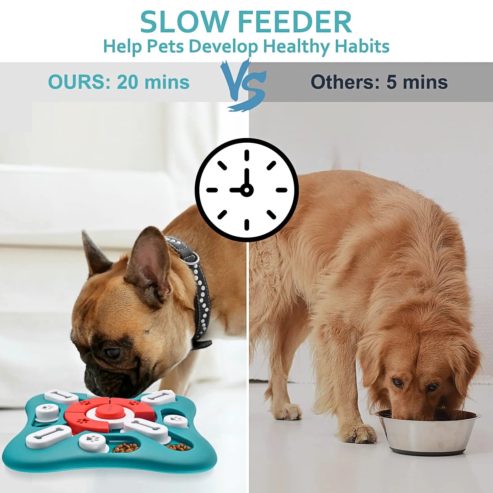 Interactive Dog Puzzle Toy – Treat Dispenser for IQ Training & Mental Stimulation