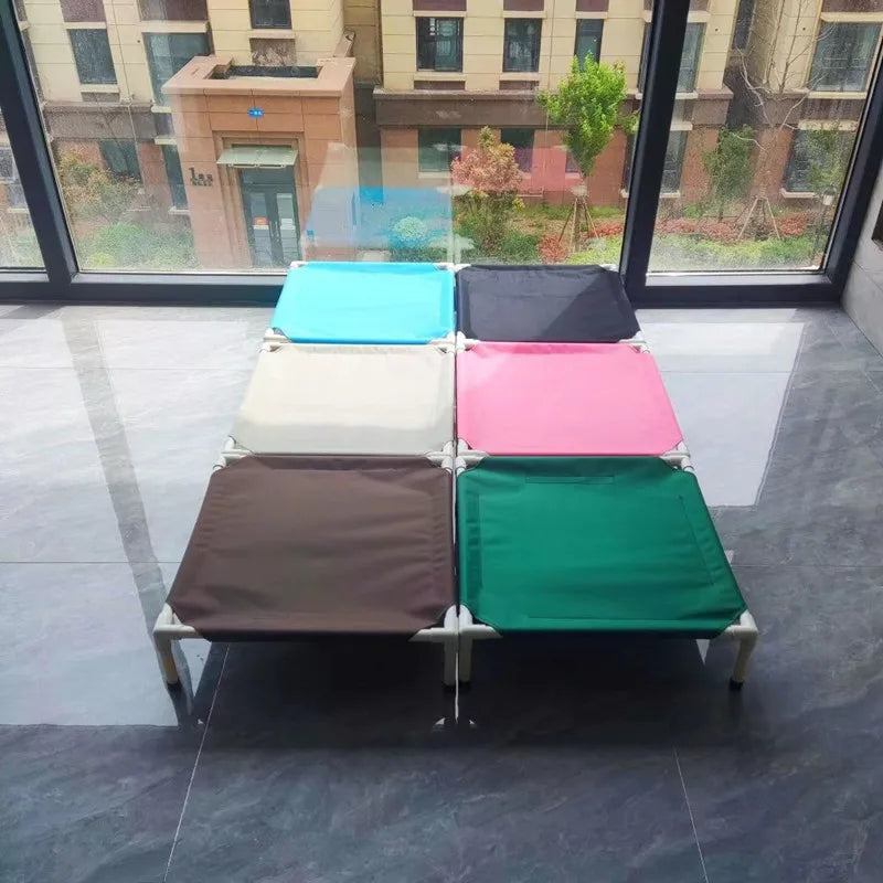 Portable Elevated Pet Bed – Foldable, Washable & Ideal for Indoors or Outdoors!