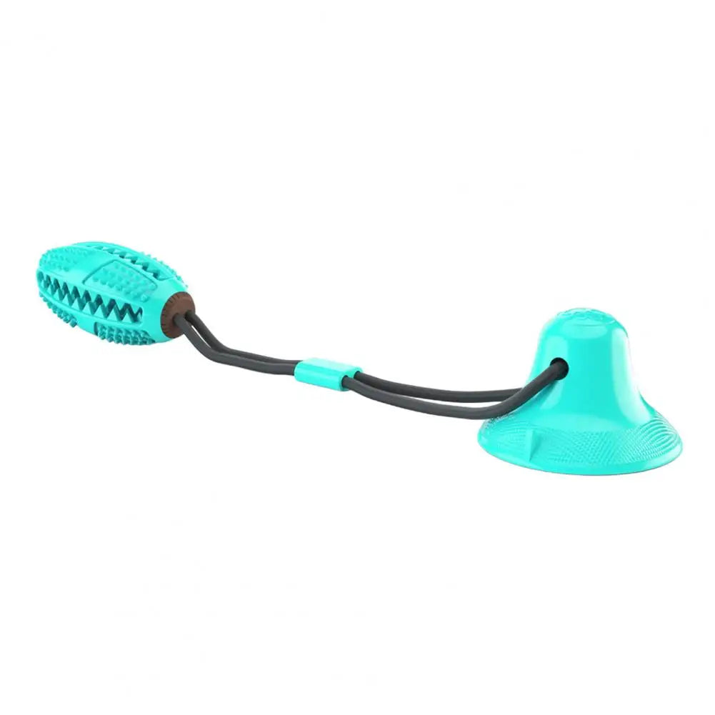 Interactive Suction Cup Dog Toy – Chew, Tug & Treat Puzzle for Aggressive Chewers