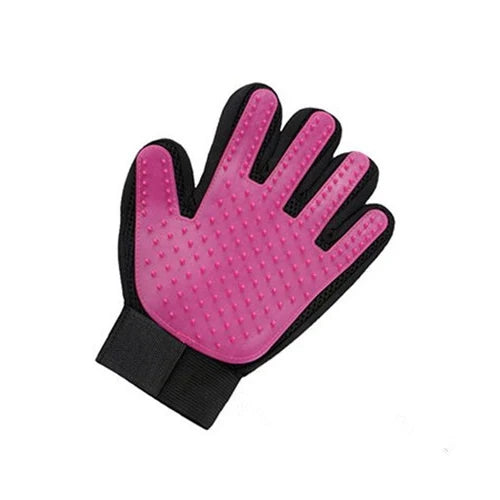 PROSTORMER Pet Grooming Glove – Silicone Deshedding Brush for Dogs & Cats