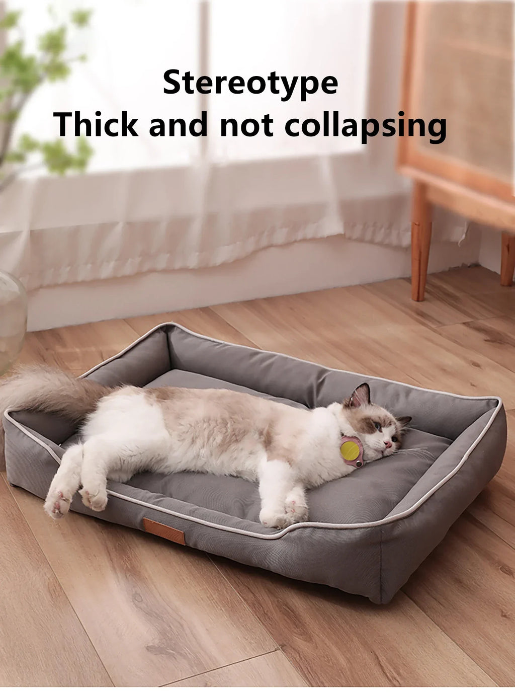 All-Season Waterproof Dog Bed – Thickened Oxford Pet Mat with Soft PP Cotton Filling