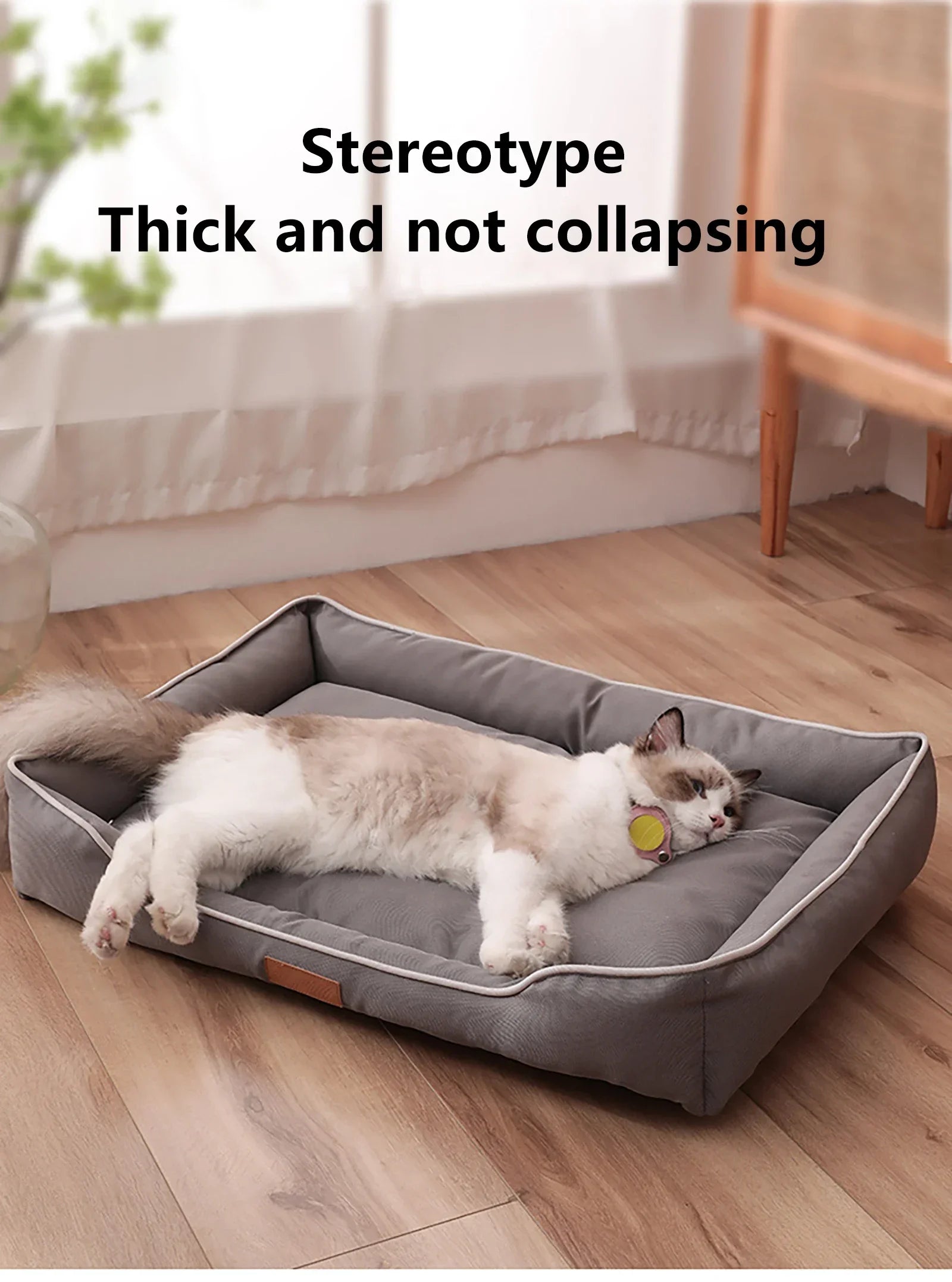 All-Season Waterproof Dog Bed – Thickened Oxford Pet Mat with Soft PP Cotton Filling
