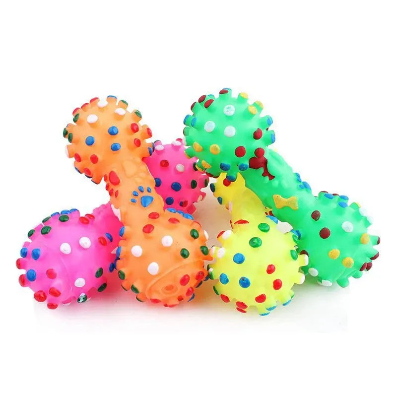Durable Natural Rubber Dog Chew Toy – Flexible & Teeth Cleaning