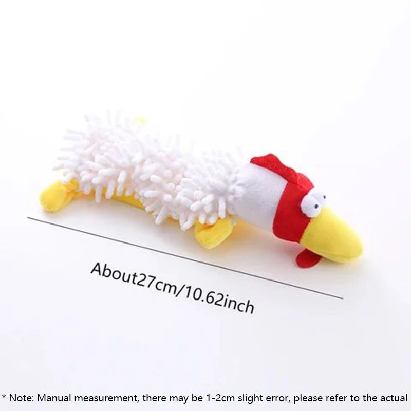 1 Plush Toy with a Dog Gnawing and Making Sounds Pet Dog Toy Sound Plush Toy Mop Fur Shell Frog Hippo Teeth Grinding Supplies